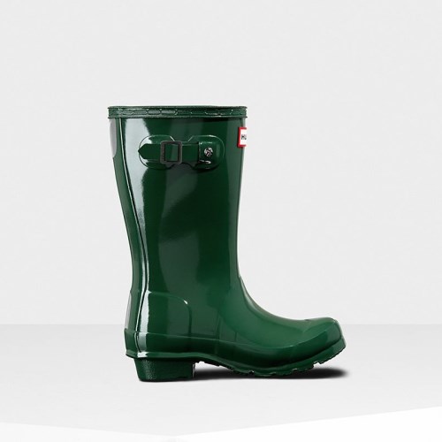 Hunter Original Gloss Rain Boots For Kids - NZ B1690